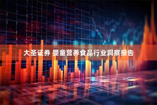 大圣证券 婴童营养食品行业洞察报告